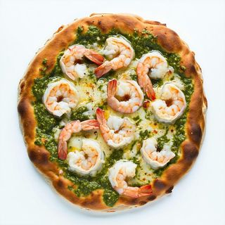 Pizza verde mare