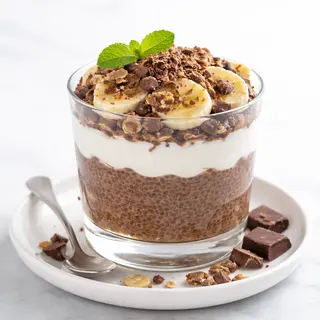 Copa De Chía De Chocolate