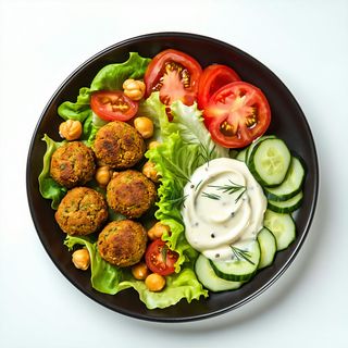 Falafel cu sos de tahina