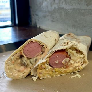 Хот-дог в лаваші ( 1 сосиска)