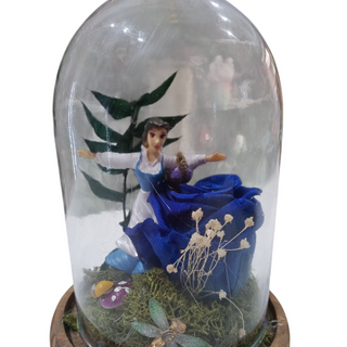 Cúpula bella en azul rosa eterna