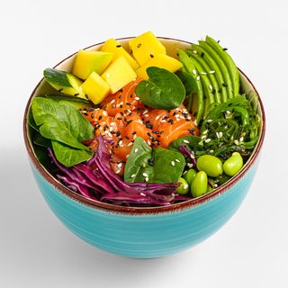 Rainbow Poke Bowl