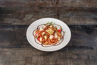 Frutti di Mare pasta + Palačinka sa eurokremom + Coca-Cola 0.3l
