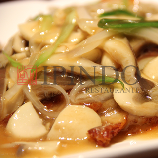 Pato con setas y champiñón