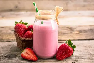 Milk shake fraise