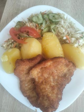 Schabowy panierowany