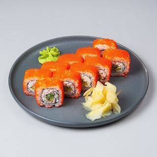 Ролл "Калифорния" с крабом  (10 шт.)