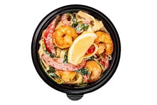 Паста з тигровими креветками