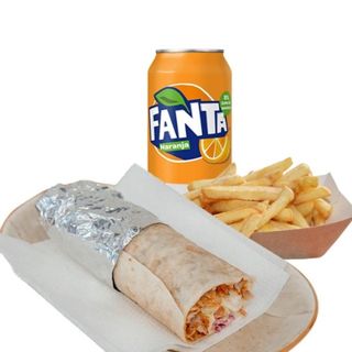 Menú Durum Kebab Solo Carne