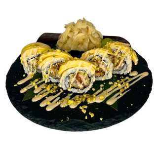 Kab. z mango i węgorzem w tempurze