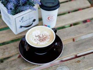 Macadamia nut latte XL