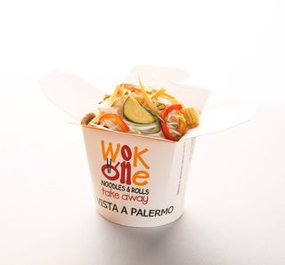 Spaghetti di riso e veg