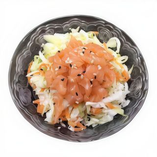 Ensalada De Col Con Salmón