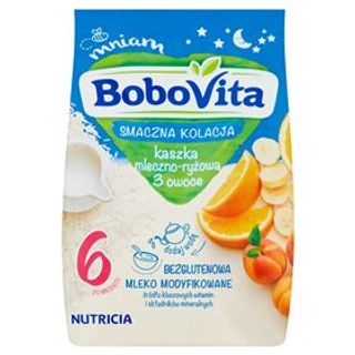 Kaszka mleczno-ryżowa po 6msc. bez glutenu BoboVita. 0.23кг