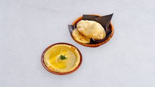 Starter hummus i pita