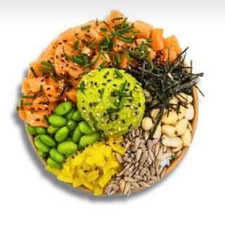 503.Salmon Guacamole Bowl 