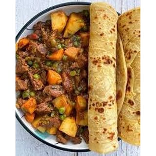 Chapati with Liver Stew