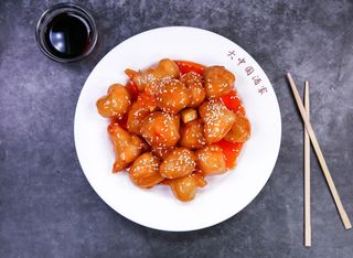 58. Пиле в сладко-кисел сос