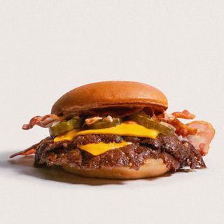 Bacon smash burger - for the fearless