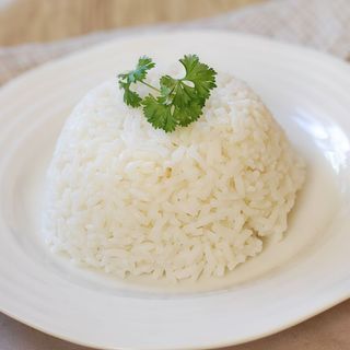 Steamed white rice