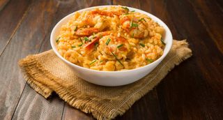 Arroz con camarones