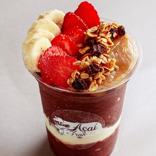 Copo 500ml de  Açai ou Gelados com 4 Toppings