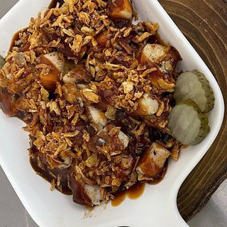 Murgh Chat / Pica-Pau de frango Cubos de peito de frango com tamarindo