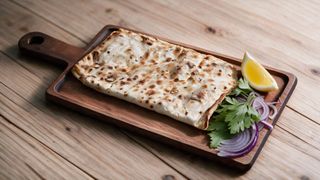 Lahmacun (Lamajo) cu carne de pui