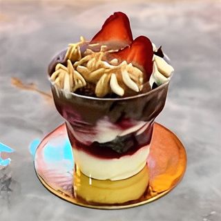 Cherry trifle