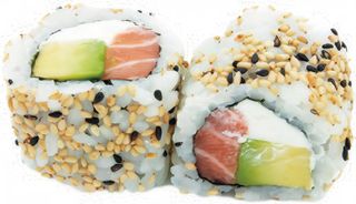 Uramaki Salmón Roll Con Queso (8 Pzs.)