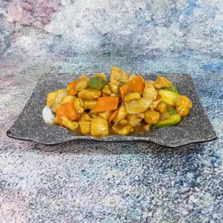 Pollo Con Salsa De Curry