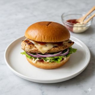 Hamburguesa De Pollo (Grande)