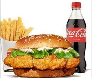 Menù chicken burger