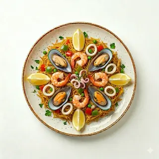 Fideuá De Mariscos