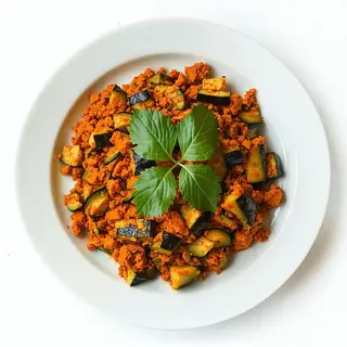 Biangan bharta - senza glutine, vegano