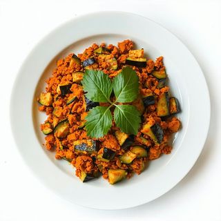 Biangan bharta - senza glutine, vegano