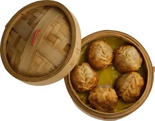 Жареные манты с мясом 5шт. Д