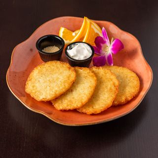 Placki ze śmietaną i brązowym cukrem