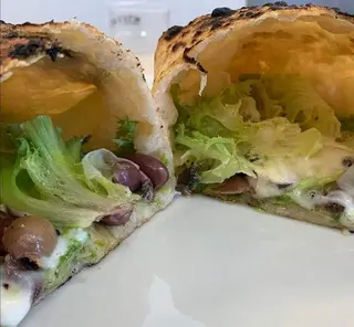 Calzone con la riccia