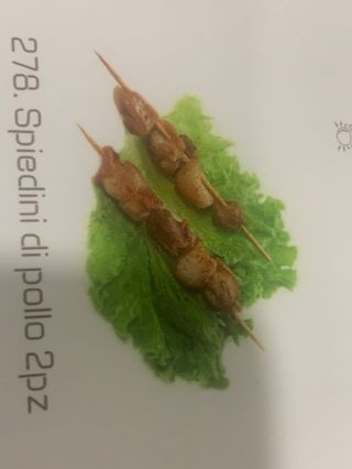 278.Spiedini di pollo 2pz