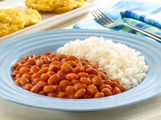 White Rice And Beans