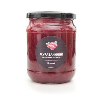 Чай з журавлини/ банка (500мл)