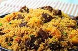Pilau and beef 