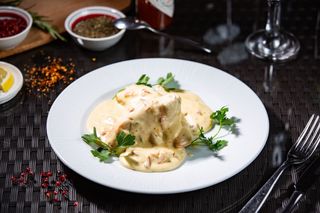 Piept de pui cu sos gorgonzola