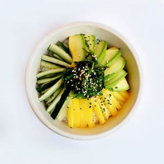 Kaisen don vegetariano