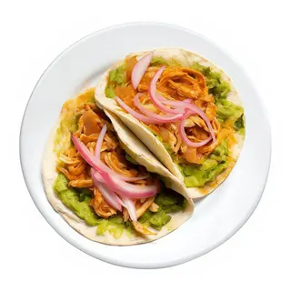 Tinga de Pollo (250 gr.) 6 tortillas de maíz
