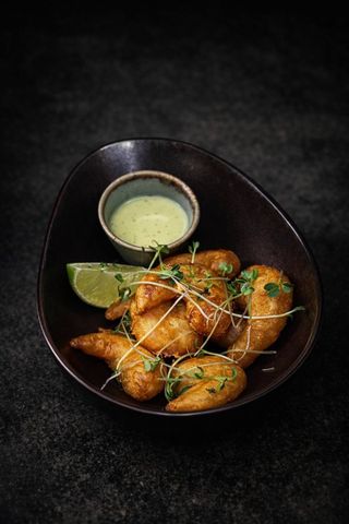 Креветки темпура