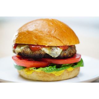 Minced beef burger