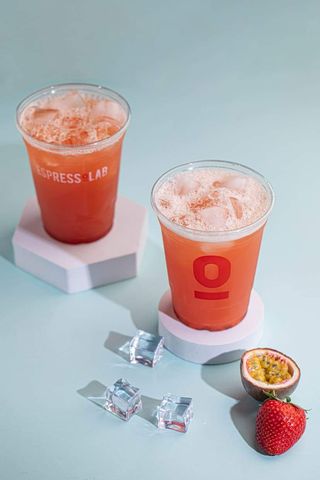 Limonade Aux Fraises Et Aux Fruits De La Passion