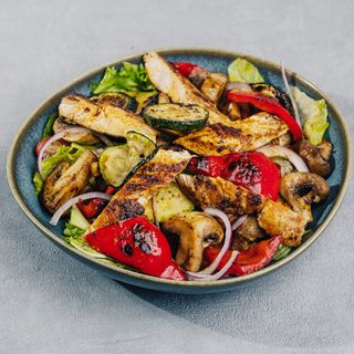 Bajeczna misa warzyw z kurczakiem + zupa